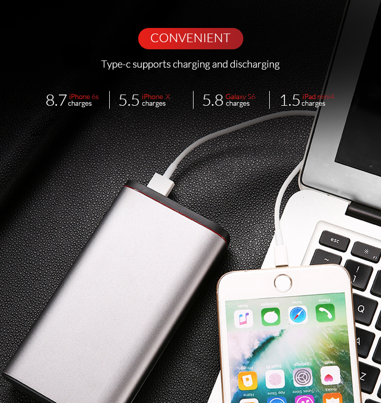 PD QC3.0 Fast Charging Power Bank