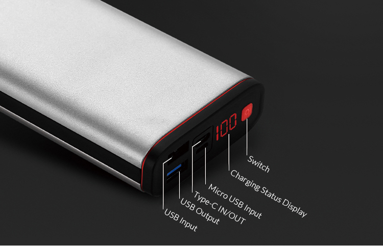 PD QC3.0 Fast Charging Power Bank