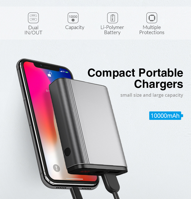 PD QC3.0 Fast Charging Power Bank