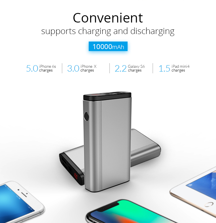 PD QC3.0 Fast Charging Power Bank