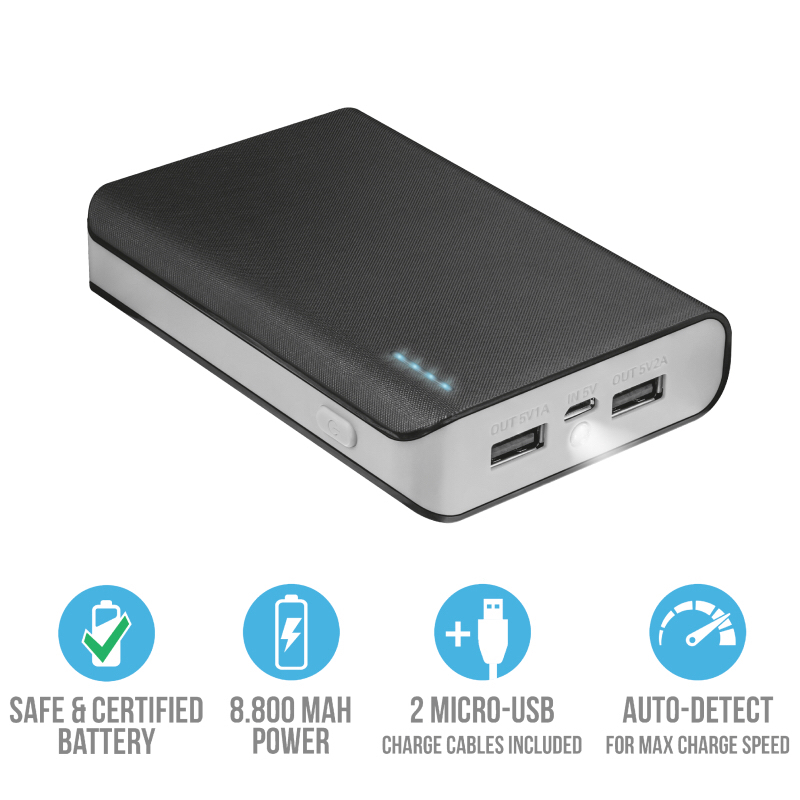 8000-10000mAh Power Bank