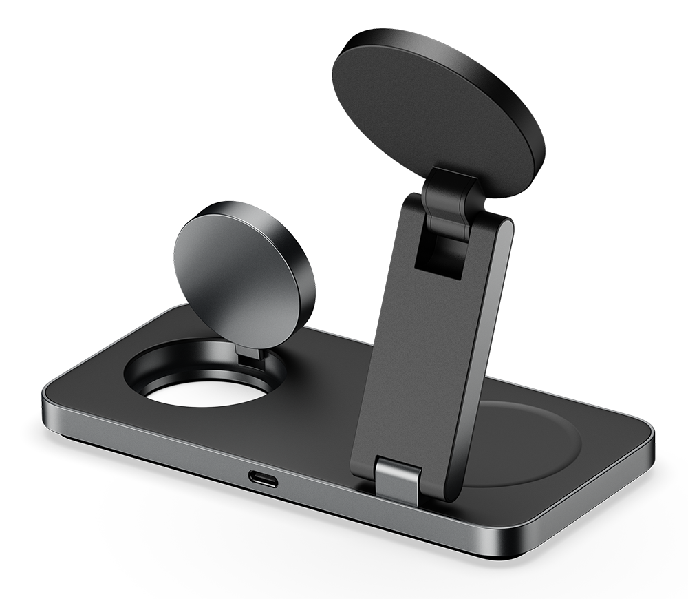 3-in-1 foldable Magnatic Wireless Charger