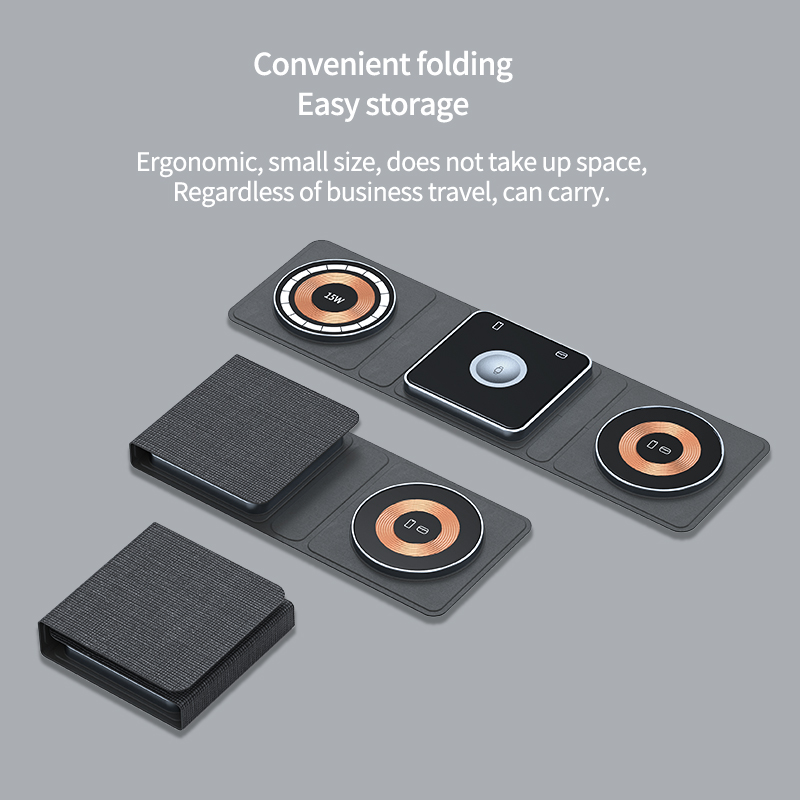 3-in-1 foldable Multifuction Wireless Charger